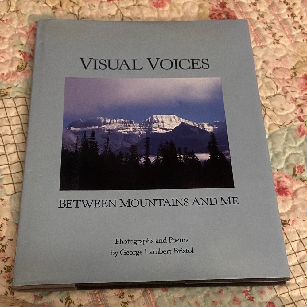 Visual Voices: Between Mountains and Me - Blue Photography Book